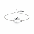 Dolphin Charm Bracelet - Silver