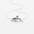 Dolphin Pendant Necklace - Silver