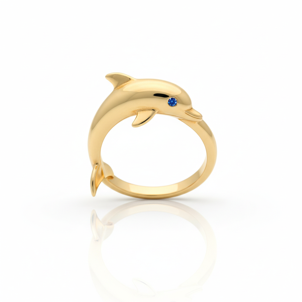 Dolphin Ring - Gold