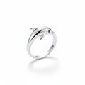 Dolphin Ring - Silver